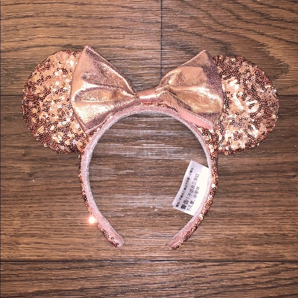 Rose Gold Minnie Ears
